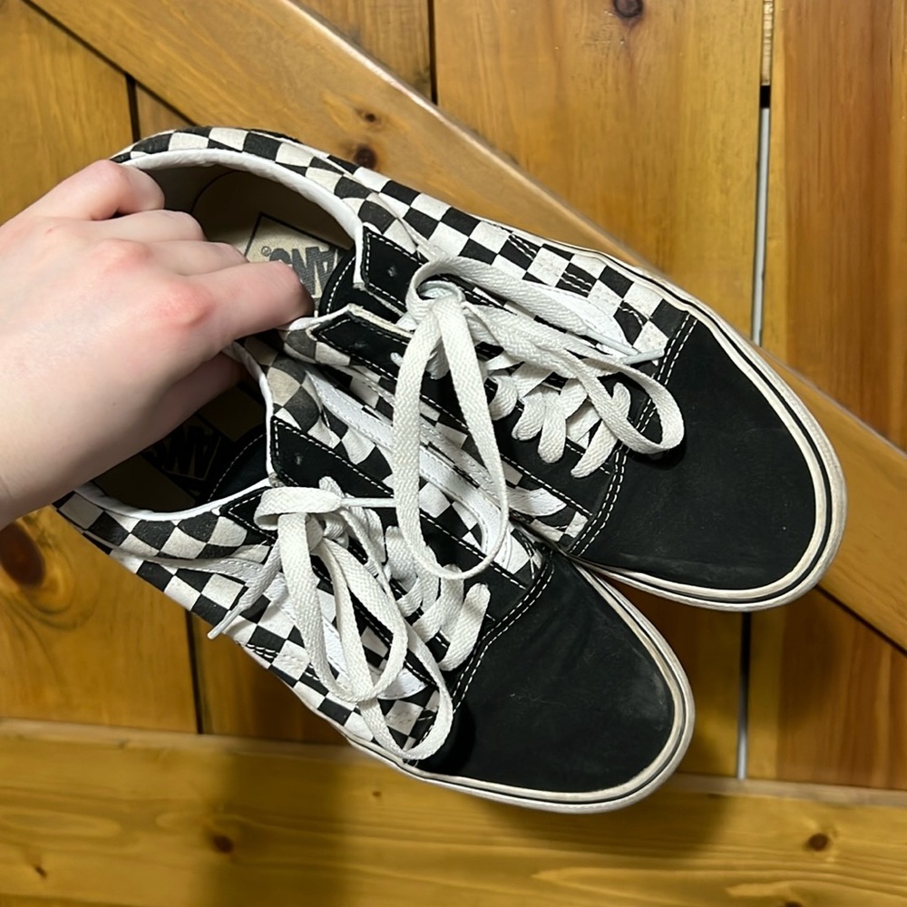 Checkered Platform Old Skool Vans